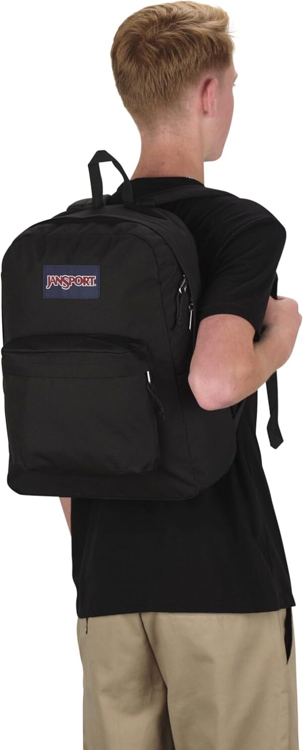 615bYGtwCgL. AC SL1500 JanSport SuperBreak Backpack - Durable, Lightweight Premium Backpack - Black