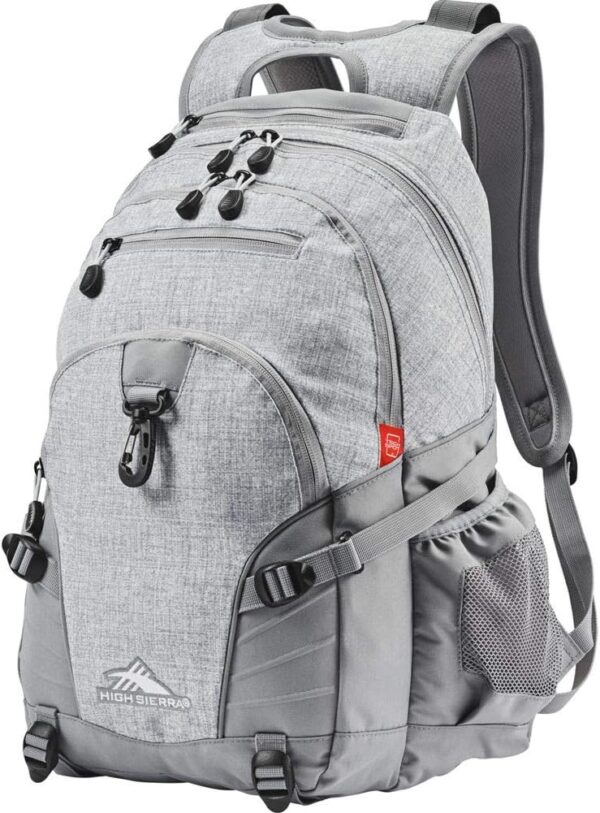 719FZ8BM8iL. AC SL1001 High Sierra Loop Backpack, Travel, or Work Bookbag with tablet sleeve, One Size, Silver Heather