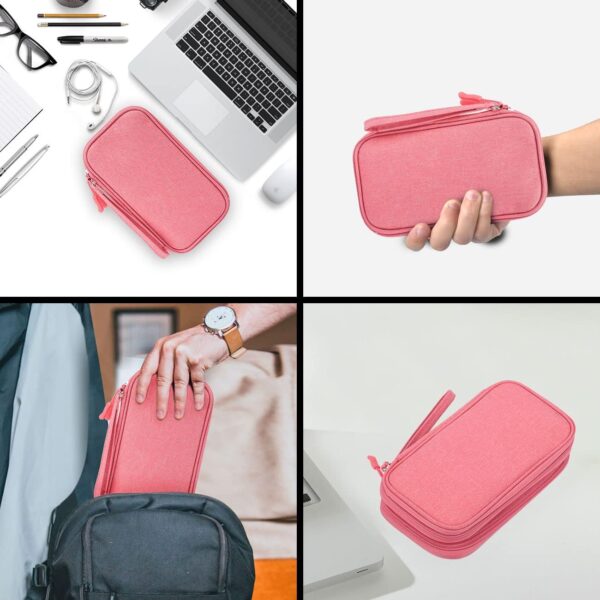 71Eh+zHGd4L. AC SL1300 Electronic Organizer Travel USB Cable Accessories Bag/Case,Waterproof for Power Bank,Charging Cords,Chargers,Mouse ,Earphones Flash Drive