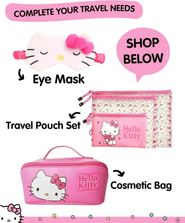 81FE0mNAkaL. AC SL1500 Hello Kitty Passport Holder Official License, Cute Passport Holder and Passport Cover, Sanrio Gifts