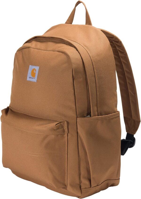 81bD+KuGfbL. AC SL1500 Carhartt 21L Backpack, Durable Water-Resistant Pack with Laptop Sleeve, Brown, One Size